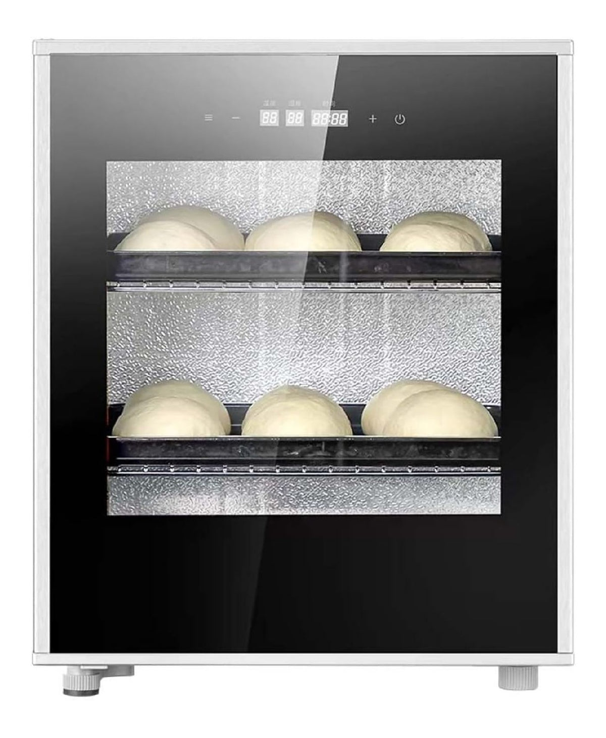 Macchina per Lievitazione Elettrica Scatola con comandi touch funzionamento automatico rosso