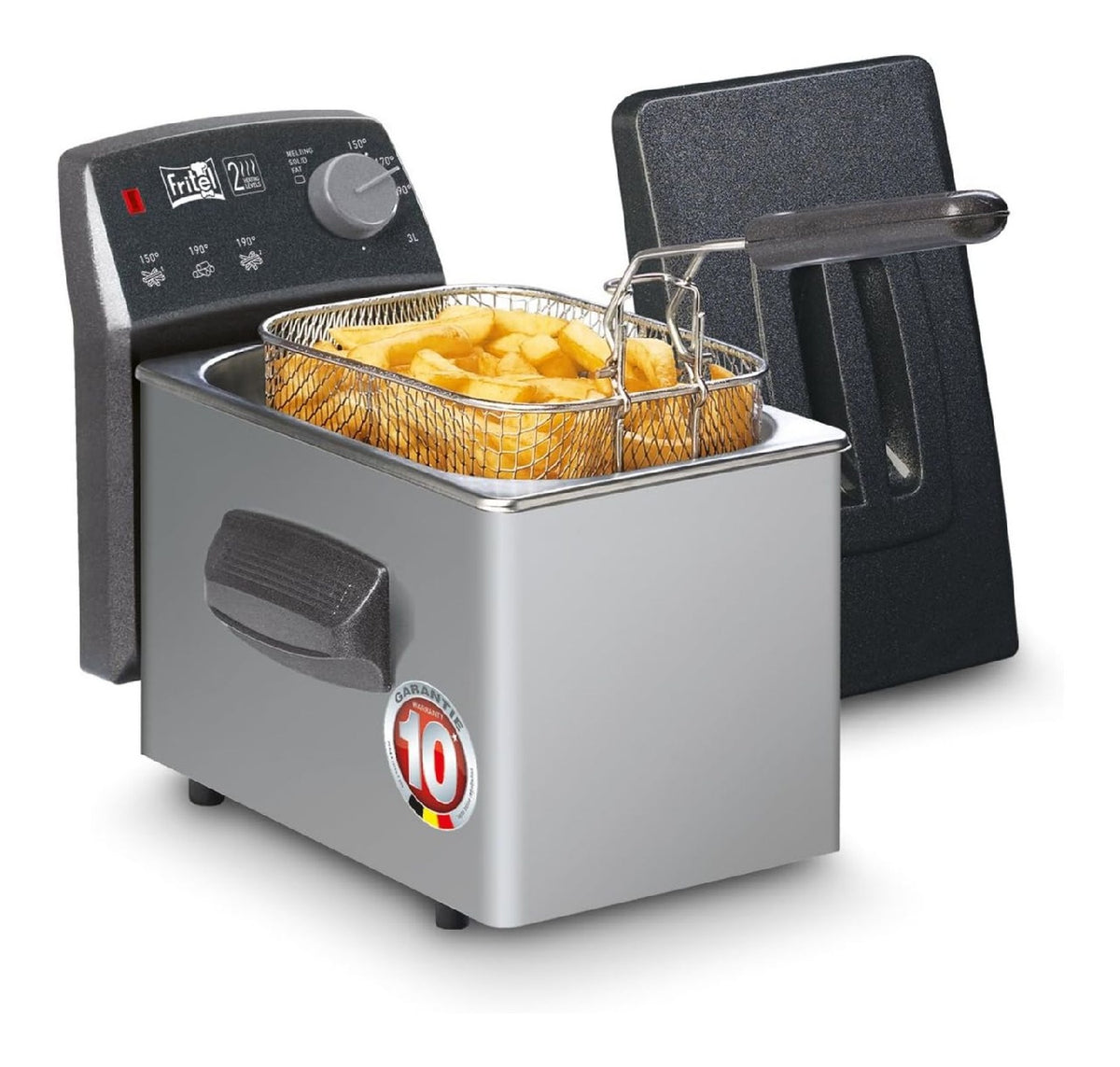 Apparecchio per uso domestico Fritel Singolo Argento fryer
