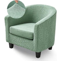 fodere copripoltrona verde morbido dg7328567