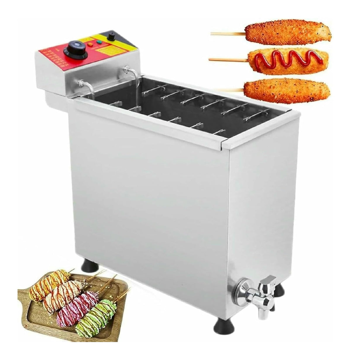 Sistema per frittura Friggitrice Formaggio Commerciale, Friggitrici Elettriche