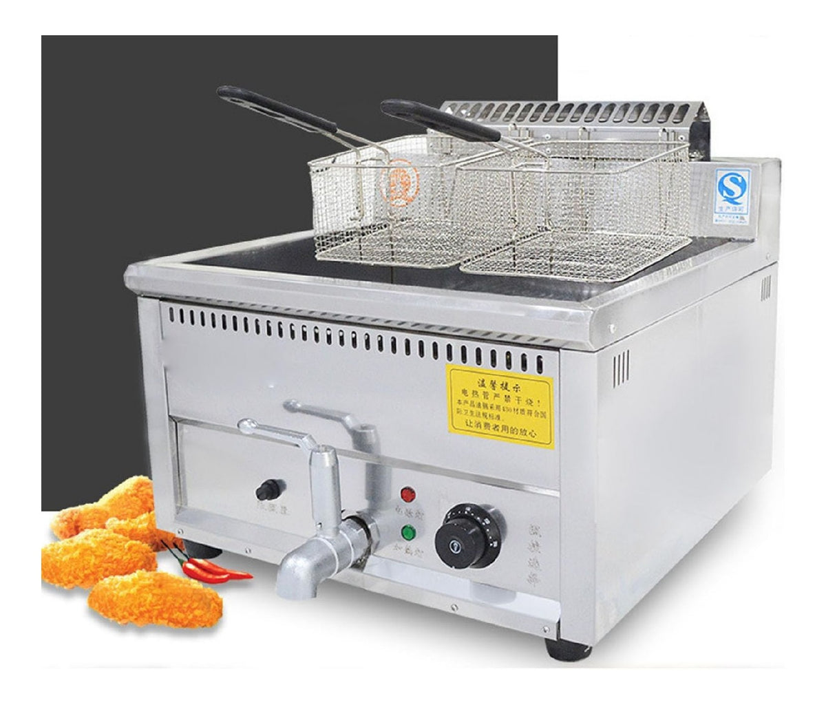 Friggitrice da cucina Friggitrice Tavolo Controllo della Temperatura