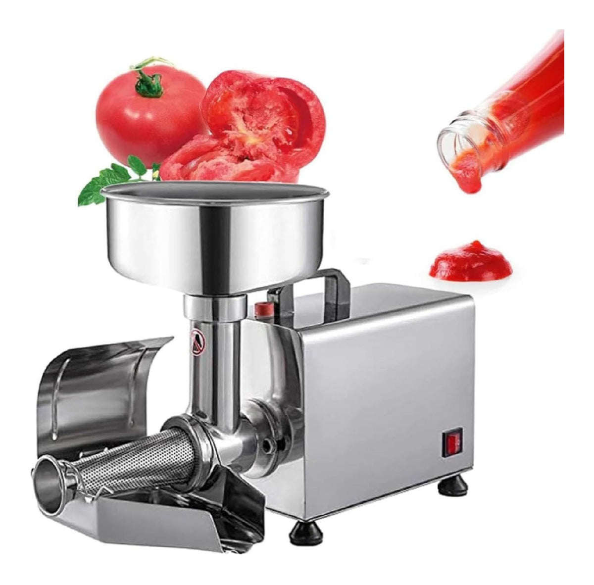 Elettrodomestico compatto Passaverdure Elettrico pomodori, pressa Acciaio