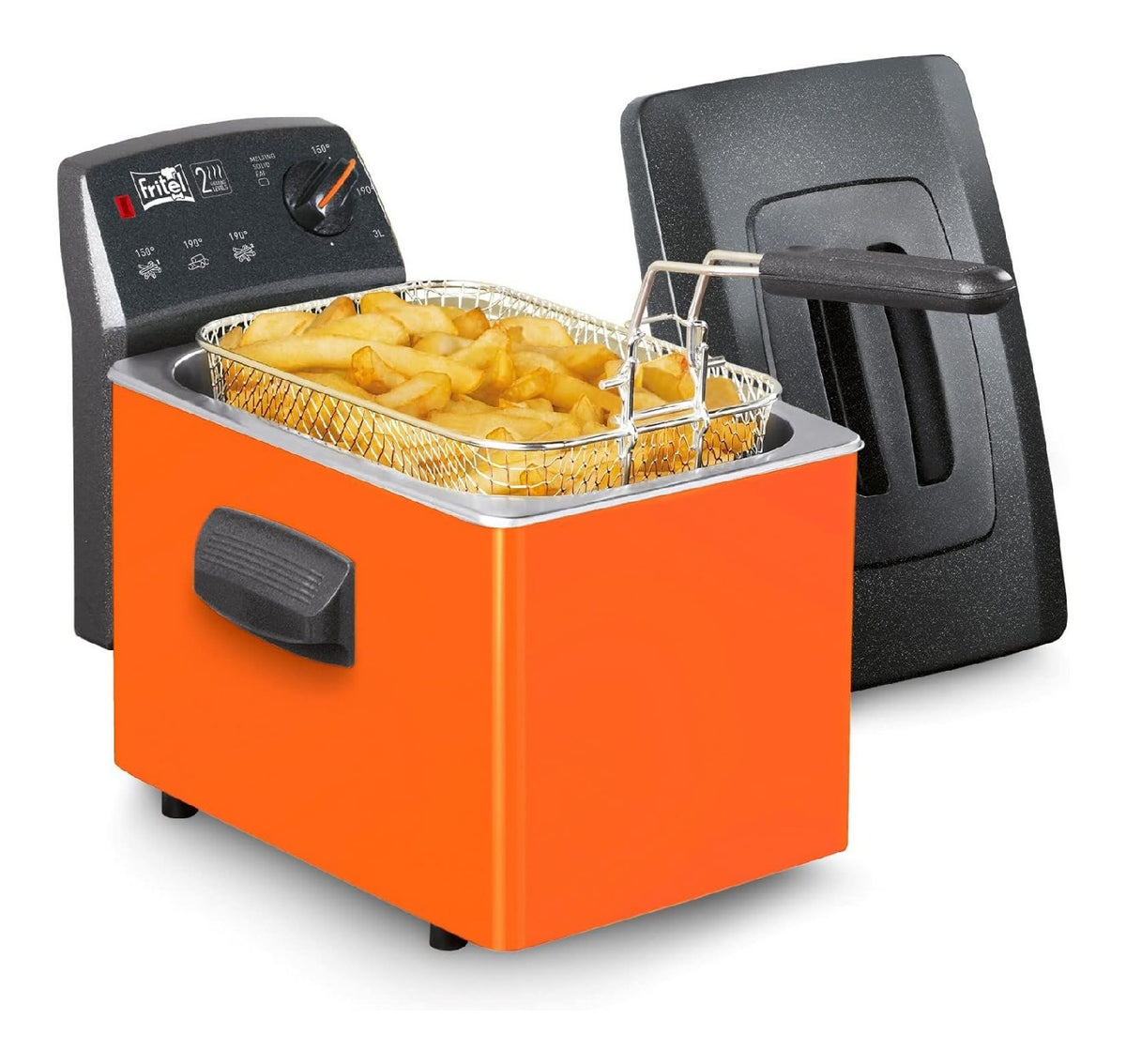 Apparecchio per uso domestico Fritel Turbo Oranje frituurpan/friteuse voor