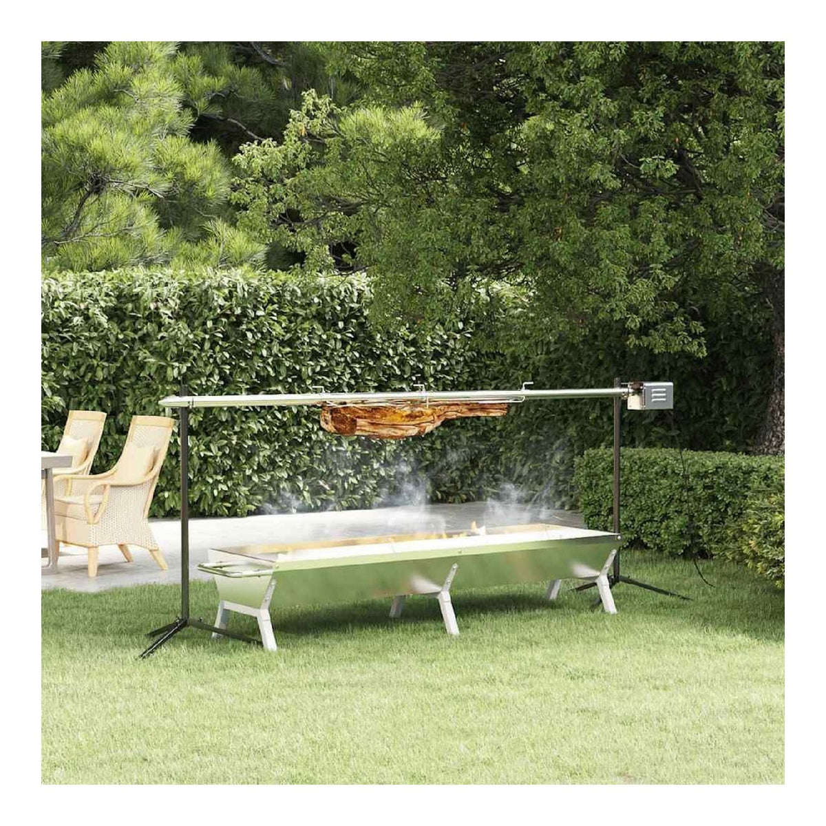 Elettrodomestico compatto in acciaio inox 2,07 x 0,45 x 0,83 metri