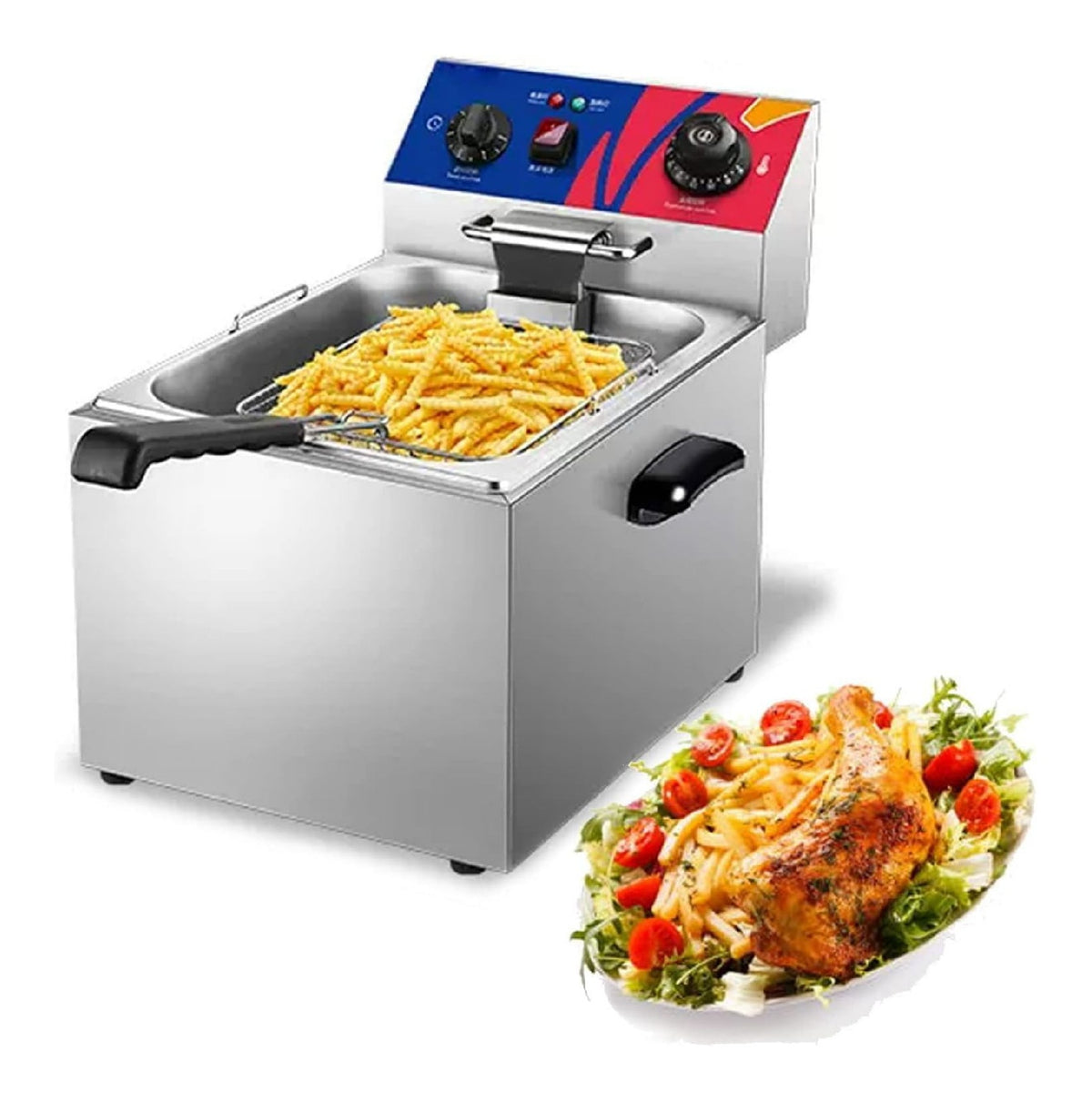 Sistema per frittura Friggitrice elettrica Patatine Fritte, Vasca