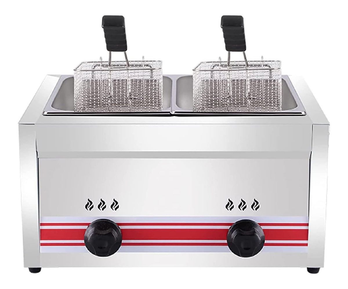 Friggitrice elettrica Friggitrice Professionale Acciaio Inox Doppio