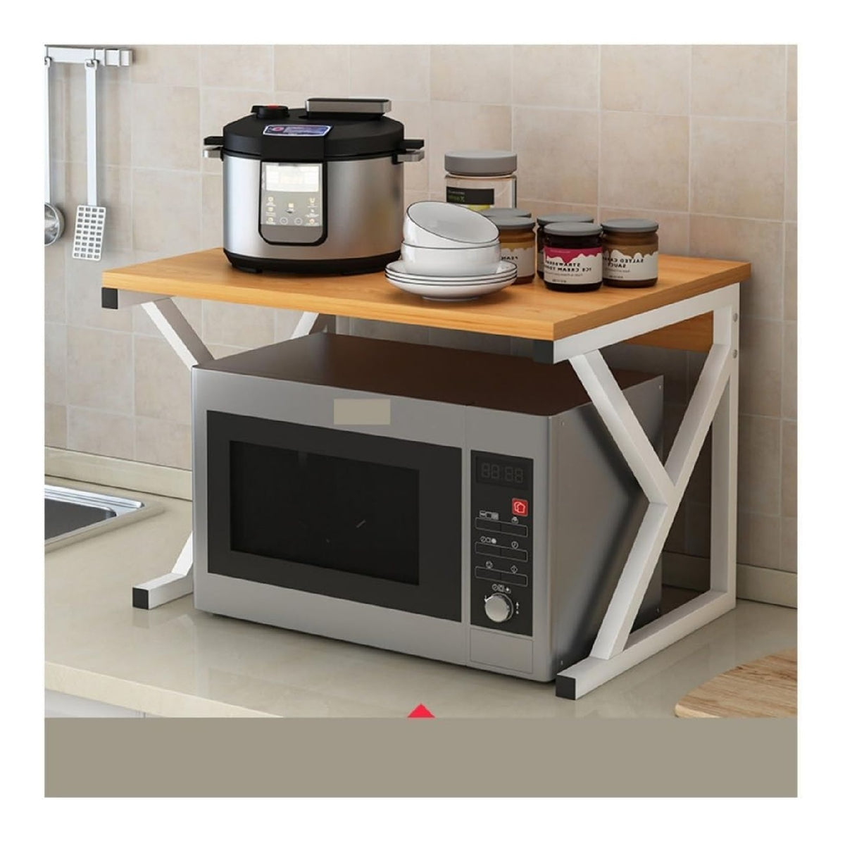Tostapane elettrico Supporto Forno microonde Cucina ripiano