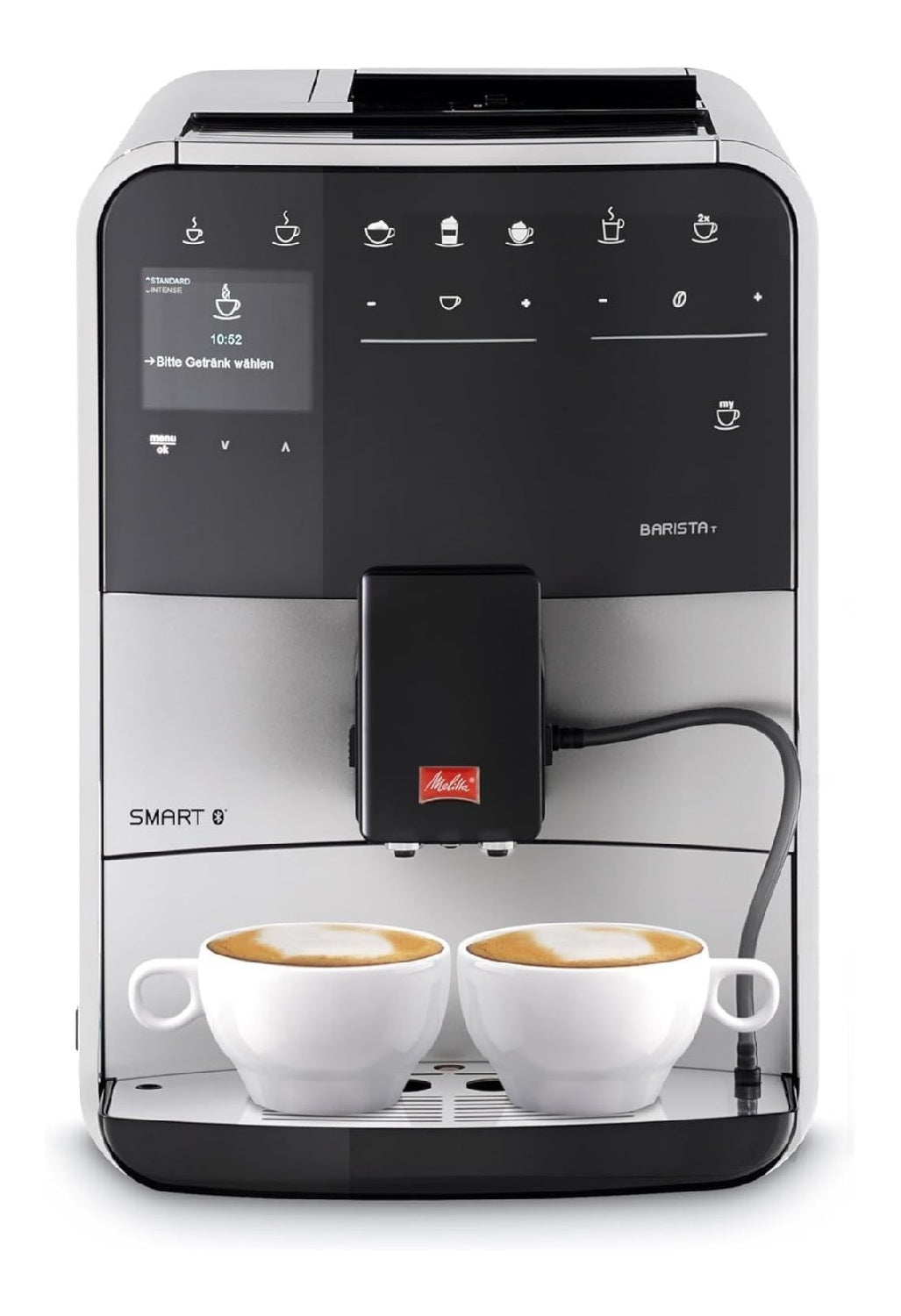 Macchina da caffe automatica funzionamento automatico argento Melitta Caffeo Barista Macchina