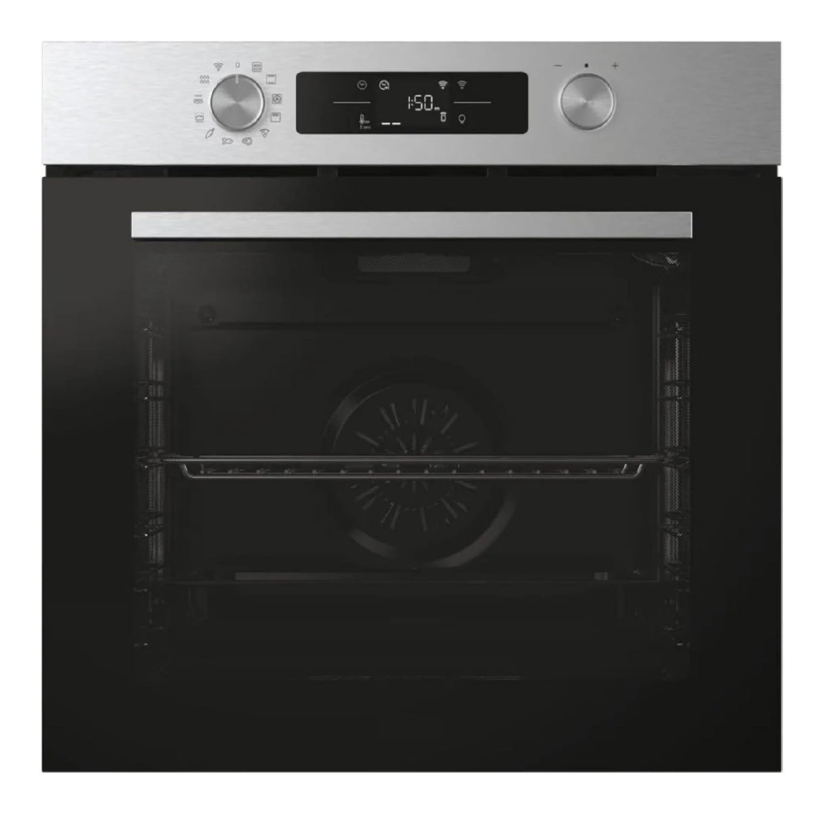 Forno elettrico compatto digitale con comandi touch nero