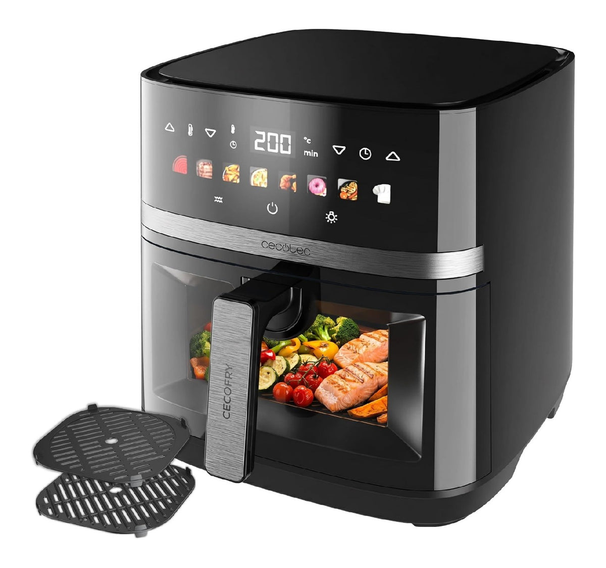 Friggitrice ad aria 8 L nero
