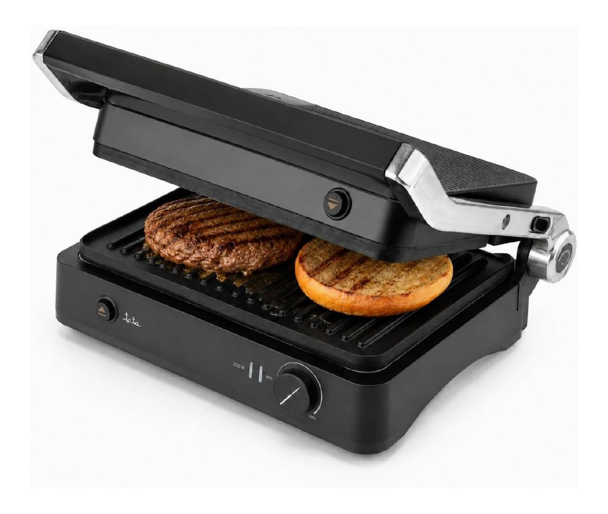 Grill elettrico nero rivestimento antiaderente