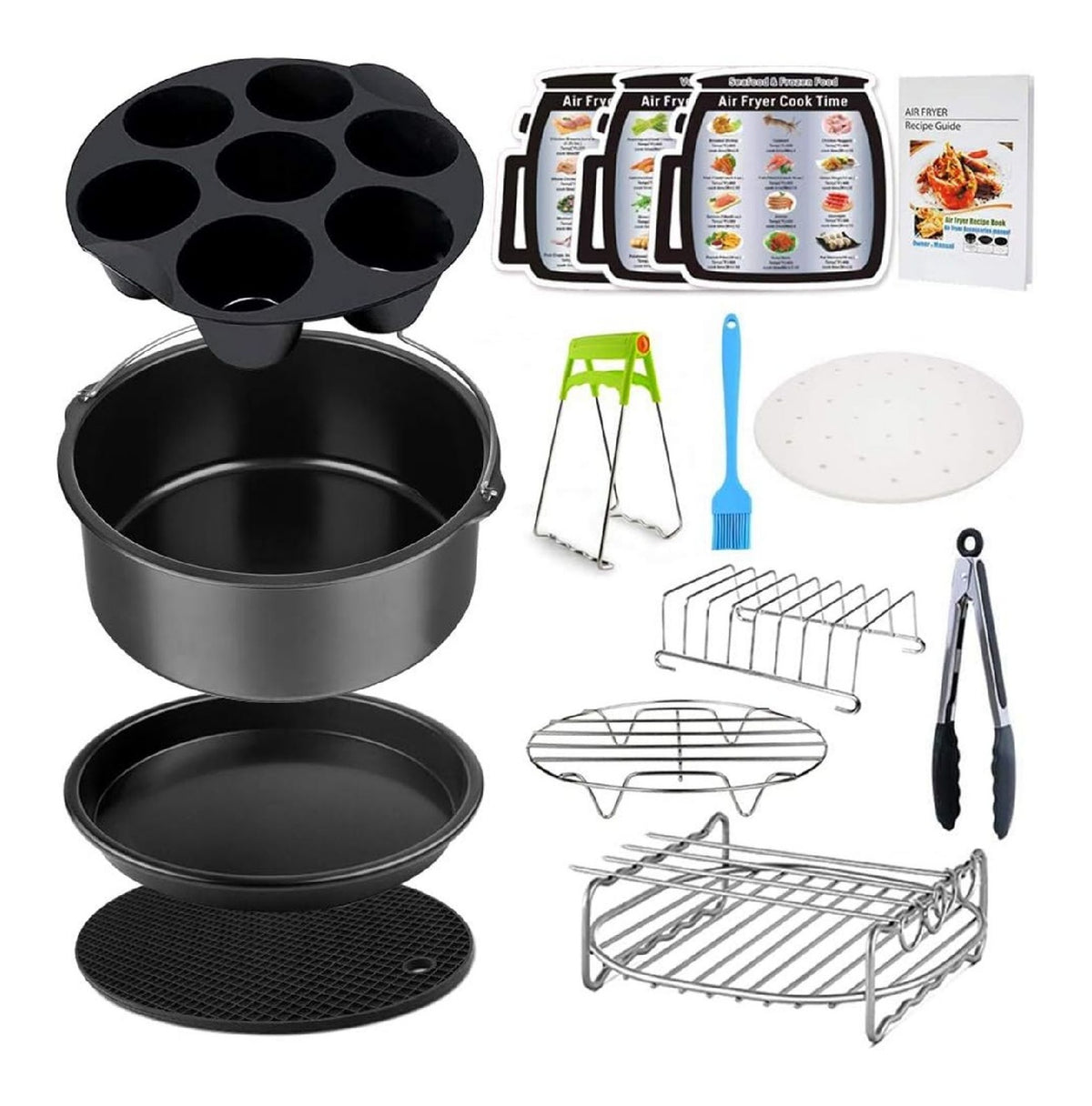 Friggitrice ad aria nero accessori friggitrice aria, pezzi