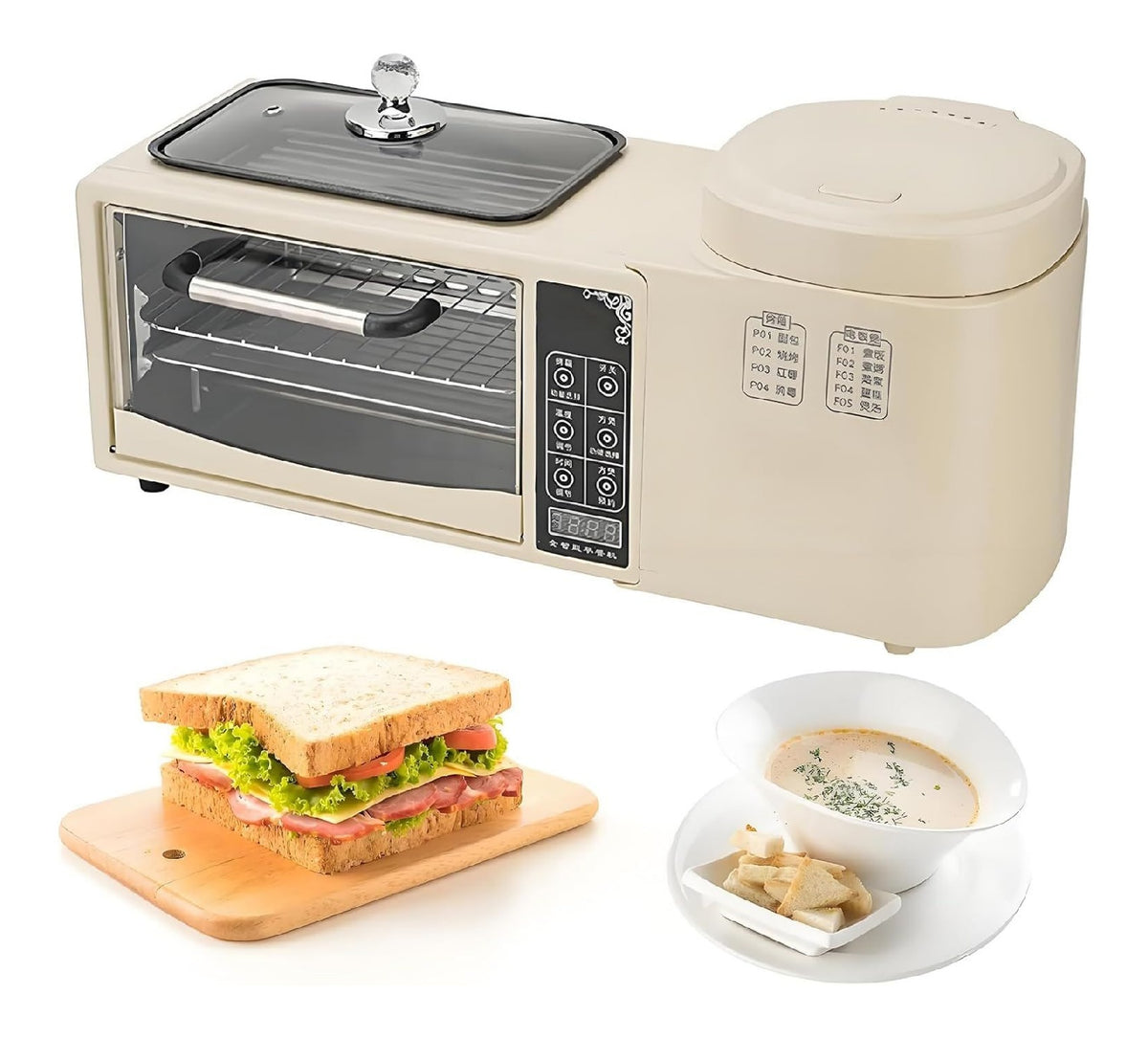 Apparecchio per uso domestico MObyat Multifunzione Breakfast Maker, Stazione