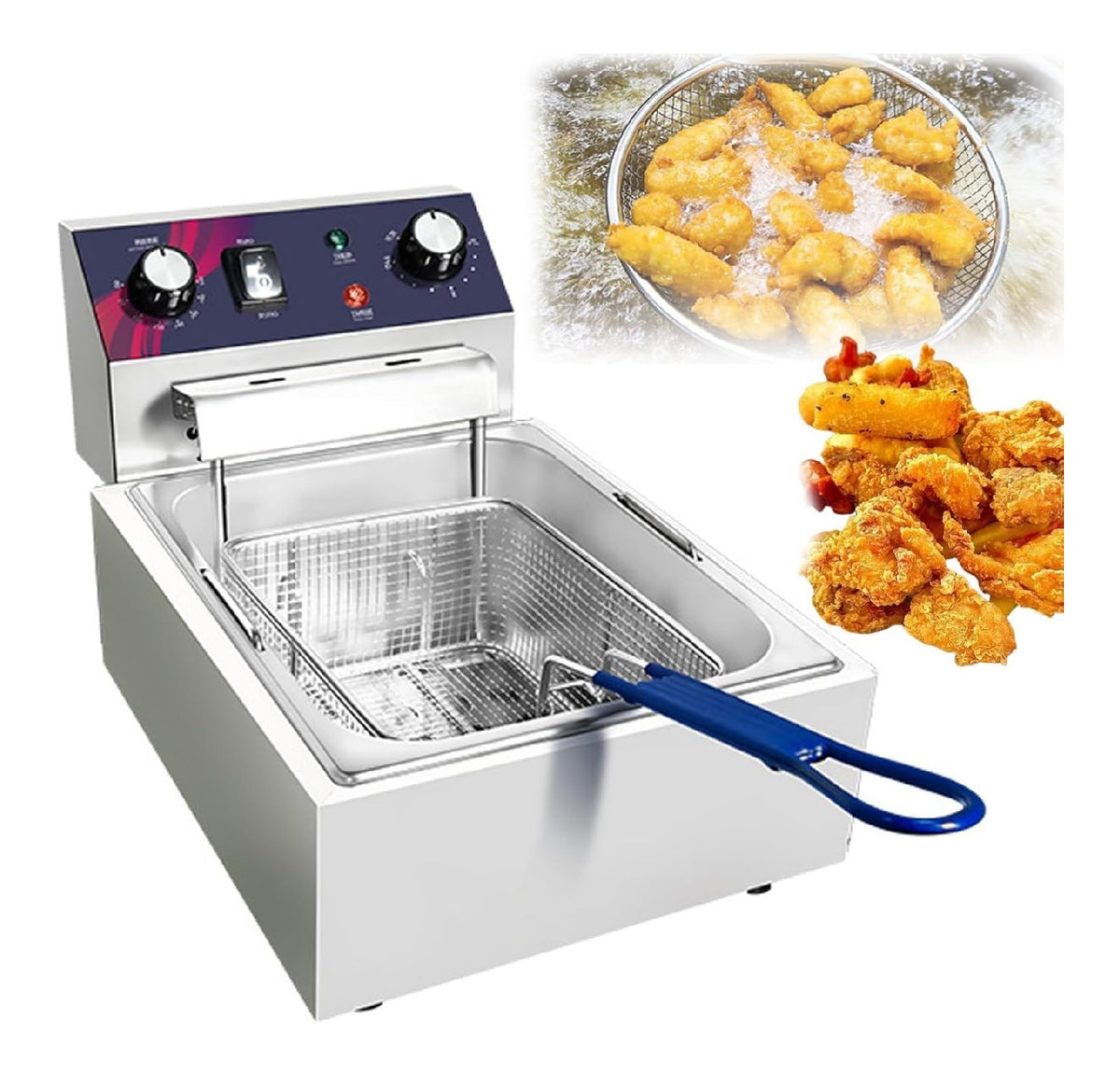 Friggitrice da cucina Friggitrice elettrica Professionale Litri, cestello/Controllo