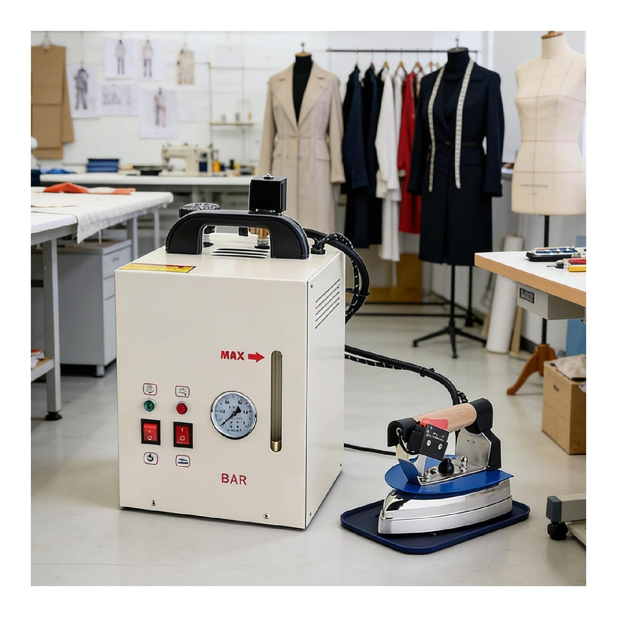 Ferro da stiro portatile funzione vapore oro temperatura regolabile
