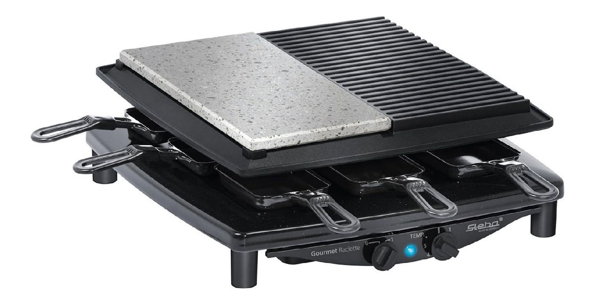 Elettrodomestico compatto STEBA RACLETTE Plus Deluxe Negro