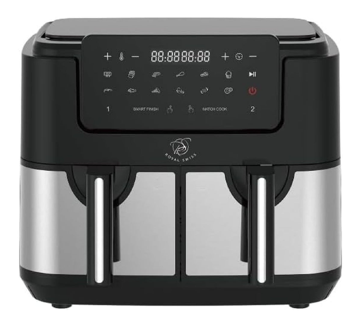 Apparecchio per uso domestico Royal Swiss Airfryer Double