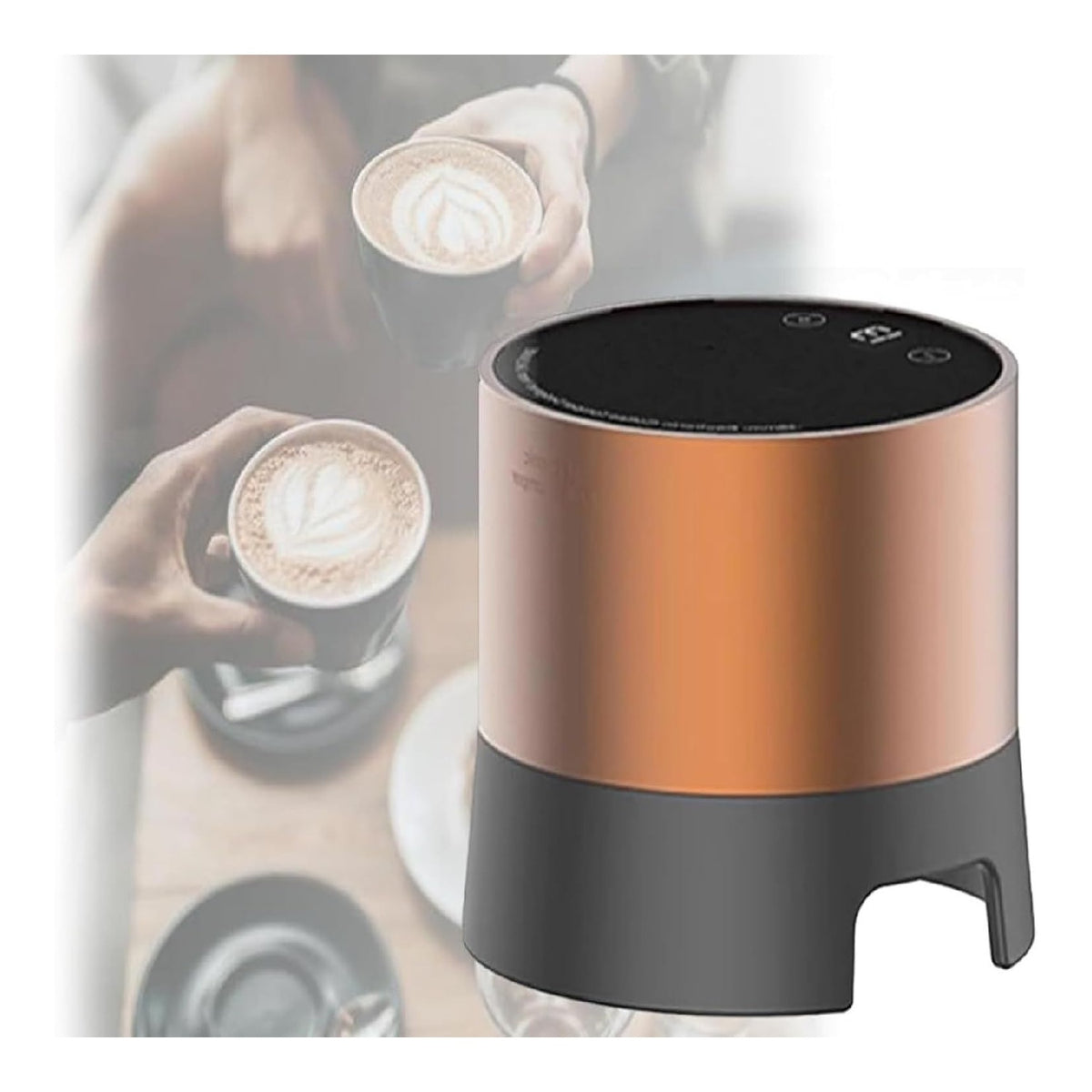 Pressino Automatico per caffe Espresso,Martello con comandi touch funzionamento automatico oro