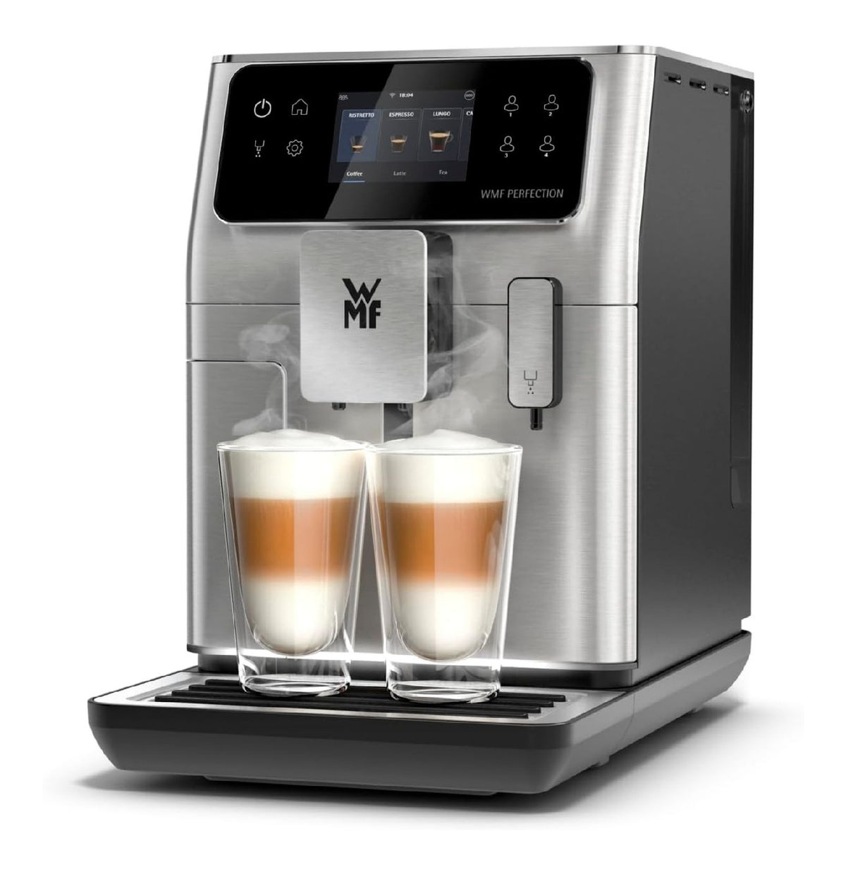 Macchina espresso 3 L con comandi touch argento