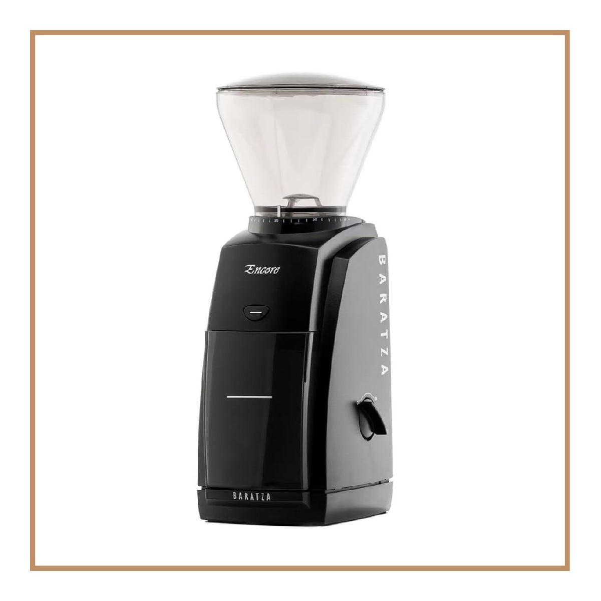 Macinacaffe elettrico con timer con macinacaffe nero