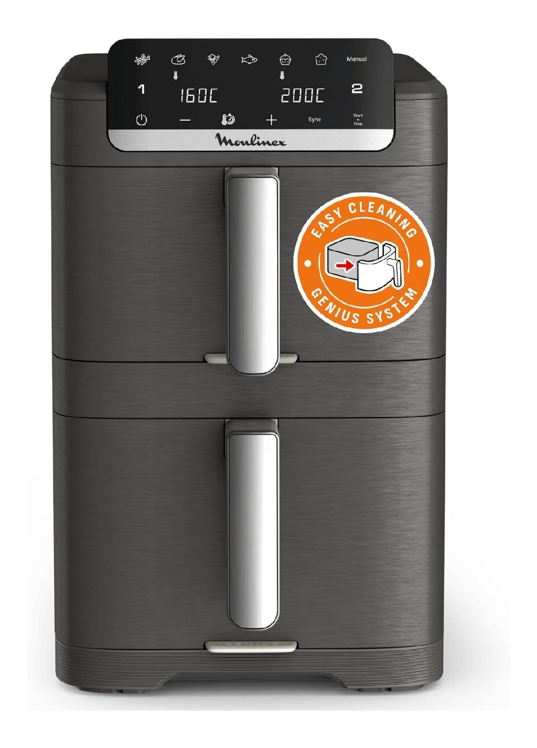 Friggitrice ad aria oro Moulinex Easy Crispy Stack