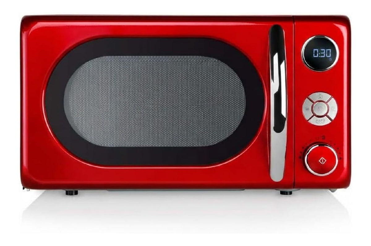 Forno a microonde 20 L digitale rosso