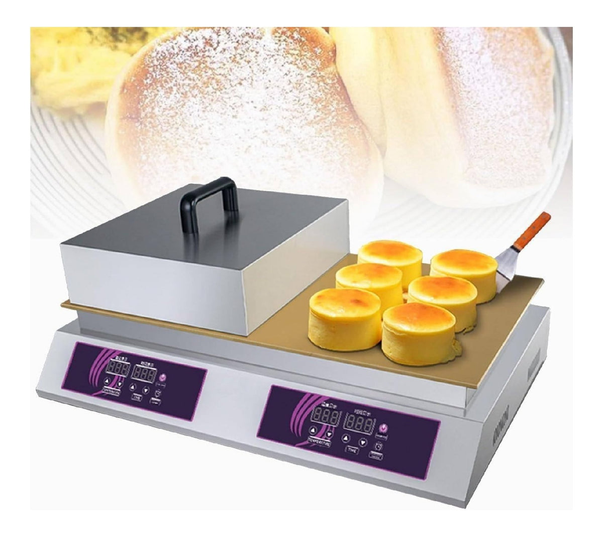 Macchina per souffle W/2600 Macchina portatile in acciaio inox rame