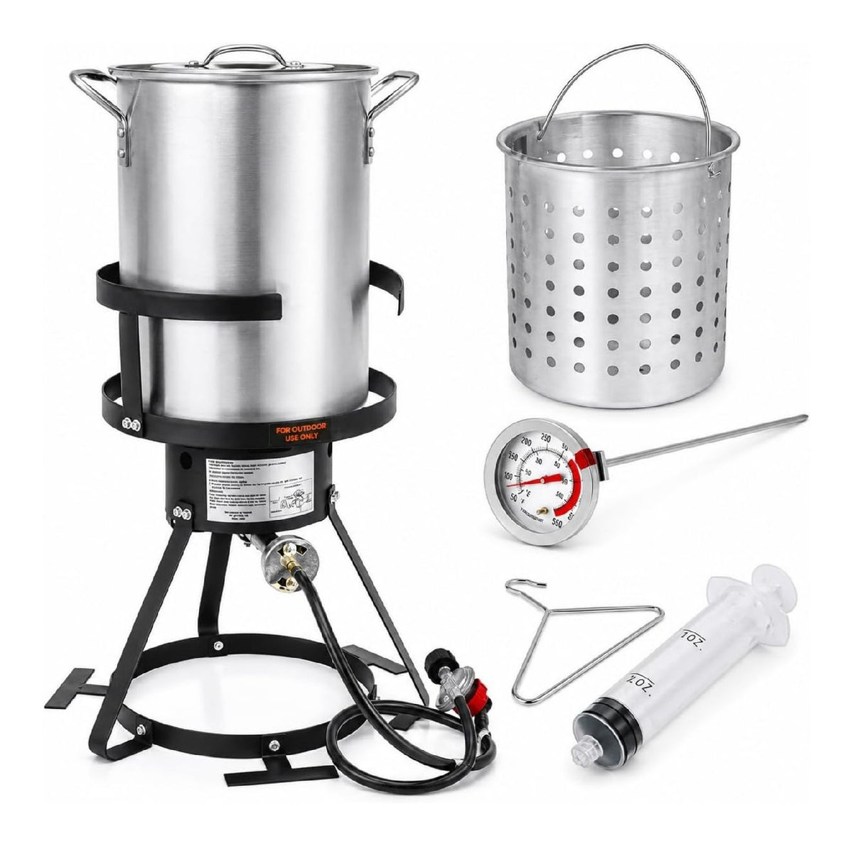 Friggitrice da cucina funzione vapore nero