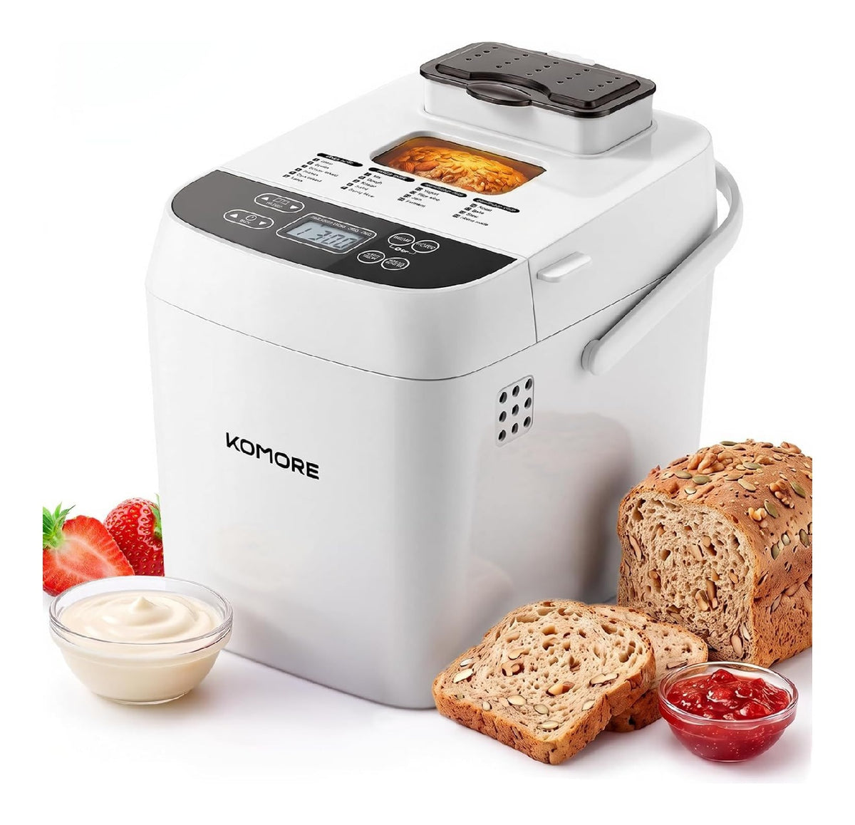 Macchina per pane, distributore automatico con timer funzionamento automatico rosso