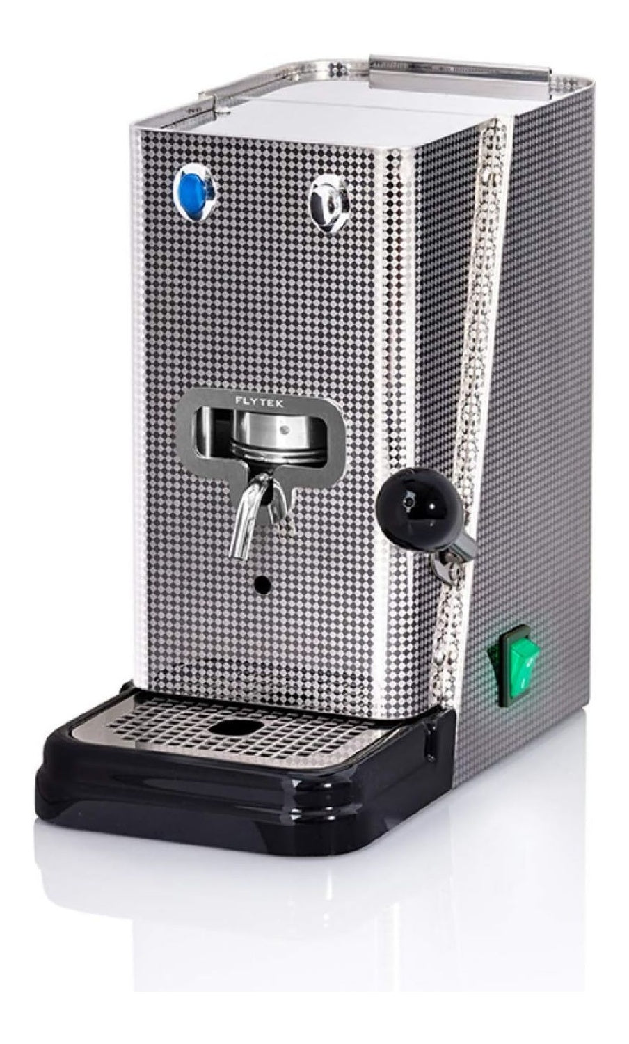 Sistema per preparazione caffe Macchina Cialde Flytek INOX CIALDE MOKAOR ESPRESSO ITALIANO argento