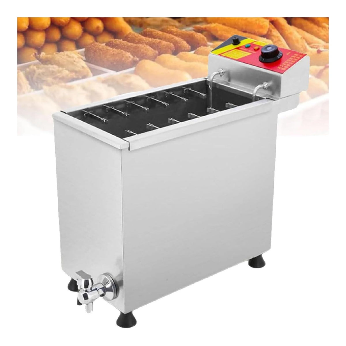 Friggitrice elettrica Commerciale Automatico Ganci Grande capacita