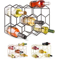porta bottiglie da vino nero resistente nf9295662
